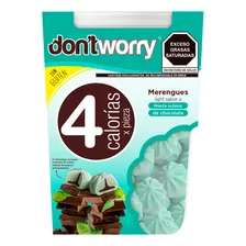 Merengue Don't Worry Menta Con Chocolate 68g