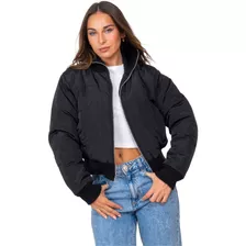 Campera Bomber Mujer Forrada Impermeable