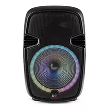 Qfx Pbx-153 Altavoz Recargable Bluetooth De 15 Con Luces Le