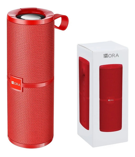 Bocina 1hora Boc060 Portátil Con Bluetooth Roja