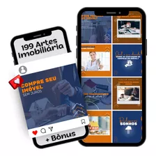 199 Artes Pack Canva Imobiliária Template Editáveis +2 Bônus