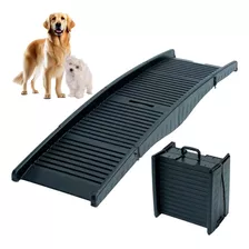 Rampa Para Perros Escalera Para Mascotas Plegable Coches Color Negro