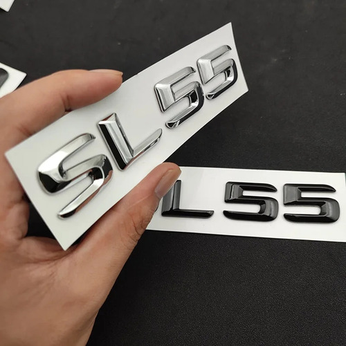 Abs Letras Insignia Del Coche Sl43 Para Compatible Con Foto 5