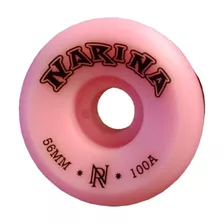 Roda Narina Rosa Claro 56mm 100a