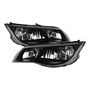 Xtune For Saturn Ion Sedan Only 03-07 Headlights - Black Ccn