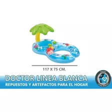 Flotador Inflable Salvavida Intex Premiere Para Bebés 75x117