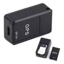 Mini Gps Tracker Gf-07 Portátil Color Negro Gsm