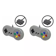 Kit 2 Controles Para Super Nintendo Snes Joystick Compatível