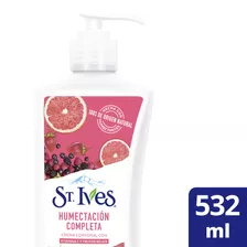 Crema Corporal St Ives Humectación Completa Frutos Rojos Fragancia Frutos Rojos