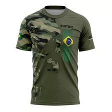 Camiseta Cac Colecionador Caça Militar Brasil Proteção Uv50+