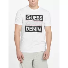 Playera Guess Mod: Crew Hombre Varios Estilos Original