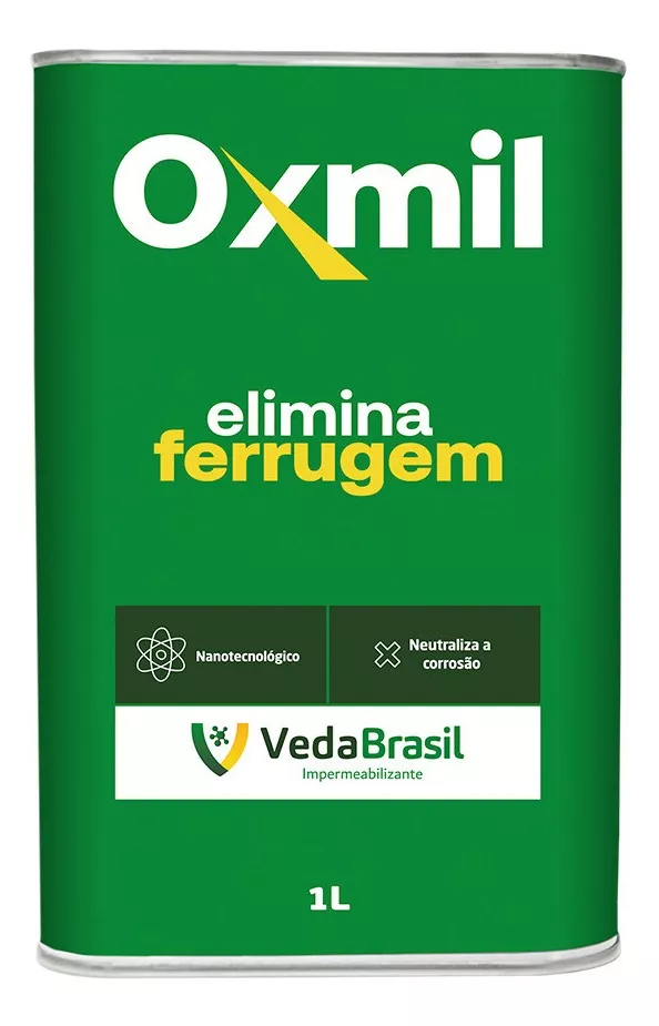 Oxmil Elimina Ferrugem Veda Brasil 1lt