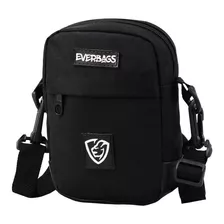 Bolsa Pochet Necessaire Shoulderbag Everbags Combate Preto