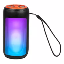 Parlante Inalámbrico Bluetooth Portátil Luces Radio Fm