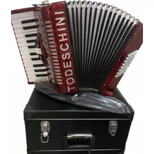 Acordeon/ Sanfona Todeschini 48 Baixos Nova, Frete Grátis