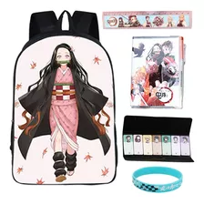 Kit De Régua E Mochila Post-it De Anime Demon Slayer