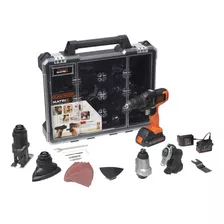 Taladro Inalámbrico Black + Decker Matrix 20v Kit 6 En 1 Color Naranja Frecuencia 50