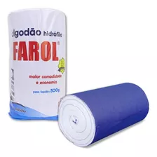 Rolo Algodão Hidrófilo Extra Absorção 500g Farol Hospitalar