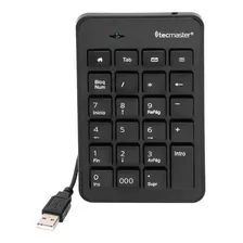 Teclado Numérico Tecmaster Usb Negro