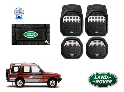 Tapetes Logo Land Rover + Cubre Volante Discovery 92 A 98 Foto 2
