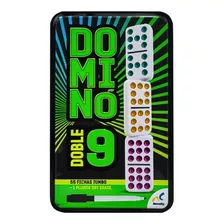 Juego De Mesa Novelty Domino Doble 9 Con 55 Fichas Jumbo