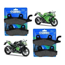 Kit Pastilha Freio Diant+tras Kawasaki Ninja 250/300 Cobreq