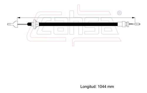 Chicote Cable Embrague Renault R9 1.8l Foto 2