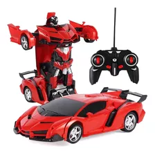 Coche Teledirigido Transformers De Control Remoto Para Niños