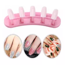 Soporte De Uñas Encastre X 3 Practica Muestrario Nail Art