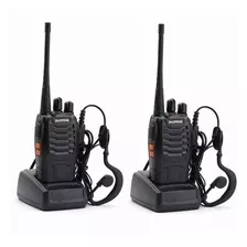 2 Radios Baofeng Bf-888s Uhf Con Manos Libres Profesional