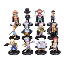 Juguetes Set 12 Figuras De One Piece 5 Cm Luffy