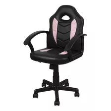 Silla Gamer Ergonomica Niños Giratoria Reclinable Rosa