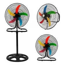 Ventilador Industrial Metalico 18 Alta Potencia 3 Set Cantidad De Aspas 5 Estructura Negro Aspas Colores Diámetro 49 Cm Material De Las Aspas Plástico