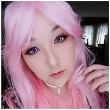 Pupilentes, Cosplay, Anime Violeta-rosado, Halloween