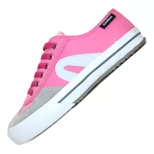 Tênis Rainha Vl2500 Rosa Pink/branco