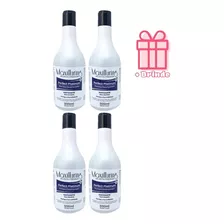 4x Shampoo Roxo Desamarelador Matizante Maxilluring 500ml