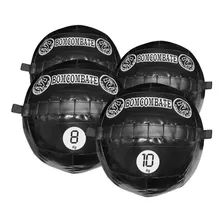 Kit Wall Ball 4 6 8 E 10kg Bomcombate Crossfit - Funcional