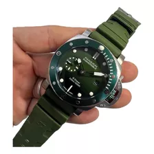 Relógio Panerai Luminor Submersible Verde Aaa+ Automático
