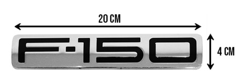 Emblema Ford F150 Cromado Foto 2