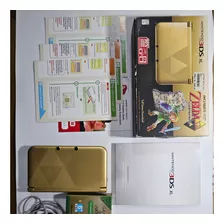 Nintendo 3ds Xl Edição Zelda Desbl Com Jogos Caixa + Gamewatch