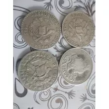 Moneda Antigua De 25 Centavos 