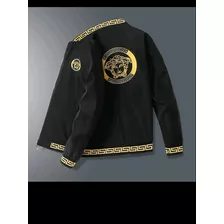 Chamarra Bomber Estilo Versace 