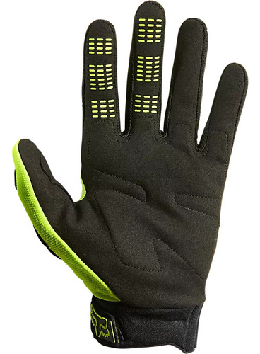 Guantes Fox Dirtpaw Negro Trial Downhill Enduro Mtb Malla Elastica Palma Clarino Foto 8