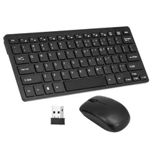 2.4ghz Sem Fio Teclado Mouse Combo Extremista Fino W / Usb