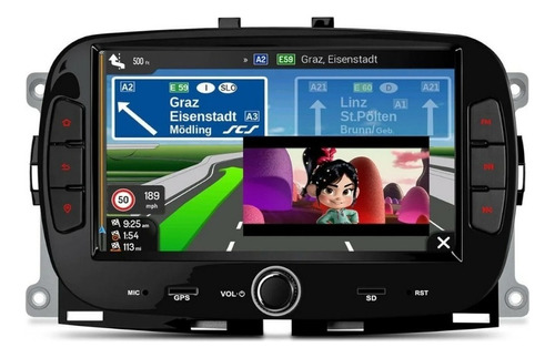 Android Fiat 500 2009-2015 Carplay Gps Wifi Radio Bluetooth Foto 5