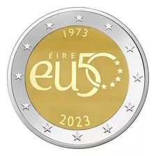 Irlanda 2023 - 50 Anos De Adesão À U E - 2 Euros Cc - F C