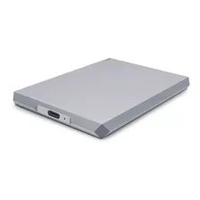 Hd Externo 1tb Lacie Portátil Drive Moon Silver Usb 3.1-c