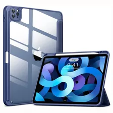 Funda Smart @ iPad Air 4ta 5ta Gene 10.9 Transparente Azul