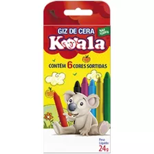 Giz De Cera 06 Cores Maripel - 30 Caixas C/6 Giz Cada