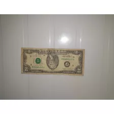 Billete Americano De $2 Dolares 